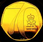 2022 QUEENS PLATINUM JUBILEE 50P COIN 24k Gold Plated