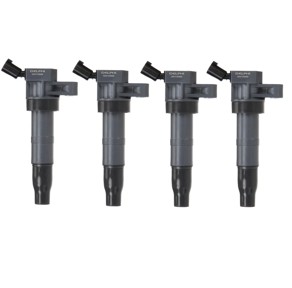 Set of 4 Delphi Direct Ignition Coils for Hyundai Santa Fe Kia Forte Optima - Image 1 of 1