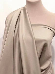 TECHNO FABRIC  TAN  ,58"  BTY.. STRETCH ..DRESSES, PANTS, JUMPSUITS,  - Picture 1 of 9