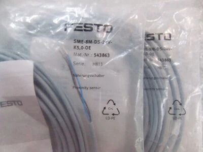 1PC New Festo SME-8M-DS-24V-K-5,0-OE 543863 Proximity Sensor Free Shipping - Image 1 of 2