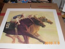 Auto "Nine's On The Move " Print by James L. Crow Numbered #/750 Pencil Signed 