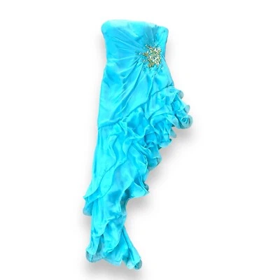Vestido Formal Xcite Talla 8 Quinceañera, Colección Danza Para Mujer Azul Turquesa Foto 1 de 4