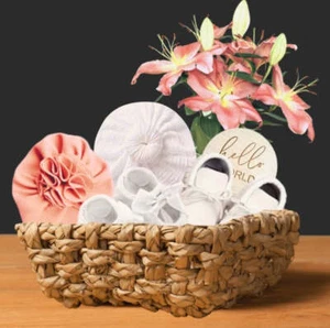 New baby accessory gift box - 5 piece set PEACHES - Picture 1 of 3