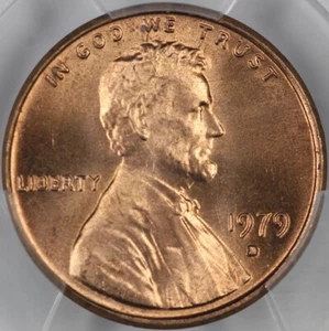 1979-D PCGS MS66RD Lincoln Cent 50821371 - Picture 1 of 3