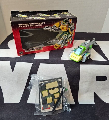 Springer Triple Changer G1 1986 TRANSFORMERS Vintage Original COMPLETE w Box Cover