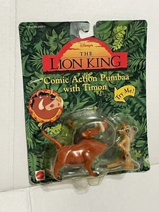 Vintage Disney Der König der Löwen Comic Action Pumbaa mit Timon Mattel - Bild 1 von 4