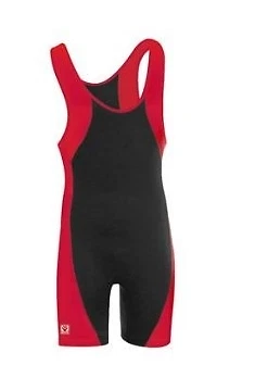 Brute Okie Wrestling Singlet - Black/Red