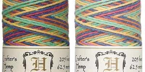 Carrete de 205 pies multicolor sin pulir 1 mm de diámetro 3 capas cable cáñamo con prueba de 20 libras - Imagen 1 de 5