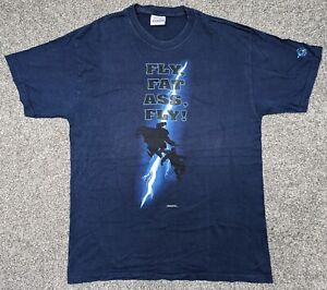 Vintage 90s Mallrats Kevin Smith Fly Fantasy Fly Movie Promo T-shirt Large 1999