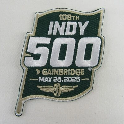 2025 Indy 500 Event Patch Souvenir 109TH Running Collector Embroidered Emblem - Image 1 of 4