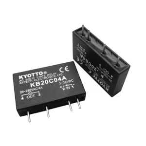 2 piezas Relé de estado sólido KYOTTO KB20C04A 3-32VDC 4 pines 4A 24-280VAC - Imagen 1 de 1