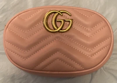 Gucci Pink Leather Belt Bag - Image 1 of 4