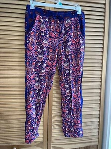 Mudd Womens Blue Floral Mid Rise Flowly Pants Size Small - Bild 1 von 4