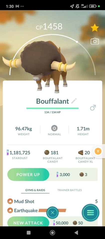 Pokemon Bouffalant - Trade Regional - Image 1 of 1