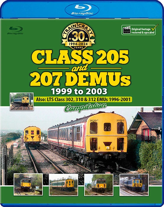 Train Crazy 30 Years: Class 205 and 207 DEMUs 1999 to 2003. Blu-ray - Image 1 of 1