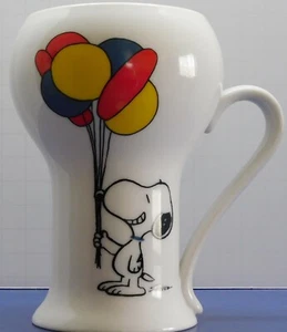 Vintage Peanuts Snoopy & Woodstock "Balloons" Mug Nice Condition Rare - Picture 1 of 9