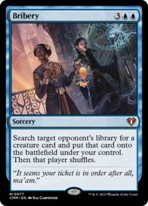 Bribery | CMM Commander Masters | NM | MTG EDH Thief Casual Fun - Picture 1 of 1