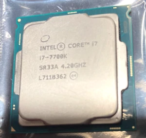 Intel Core i7 7700K 4.2Ghz Processor CPU - Cycles spares or repair - Photo 1/5