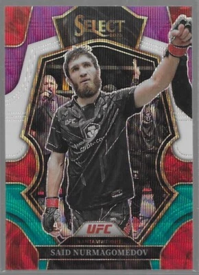 2023 Panini Select UFC Said Nurmagomedov #111 Premier Level Tri-Color Prizm - Image 1 of 2