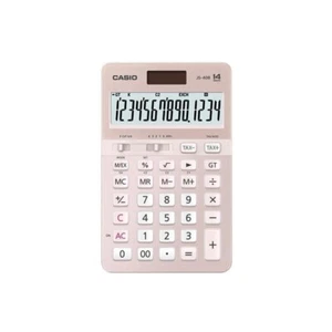 Pink JS-40B Casio Calculator TAX function tax accountant 14 digits - Picture 1 of 3