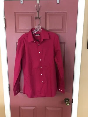 Мужская сорочка Pierre Cardin Extra Slim Fit Fucsia на пуговицах M/15-15,5/32-33 - Изображение 1 из 4