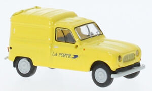 Brekina 14763 - 1/87 Renault R4 Fourgonnette, la Poste (F), 2. Version, 1961 Neu