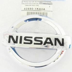 Original Nissan Juke Sentra Versa Front Badge Emblem Kühlergrill 62890-1KA0A 2010-2016 - Bild 1 von 2