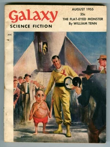 Vintage August 1955 GALAXY SCIENCE FICTION Magazine! Whiskaboom by Alan Arkin! - Picture 1 of 3
