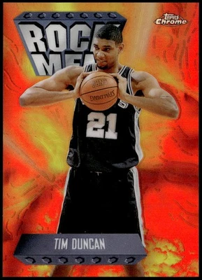 1998-99 Topps Chrome #SB17 Tim Duncan Season's Best Refractors Rock Men E1 Foto 1 de 2