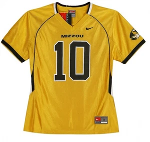 ✅ 55 $ Missouri Tigers Vintage Gold Nike Fußball Trikot Mizzou Damen M Neu mit Etikett 💯 - Bild 1 von 5