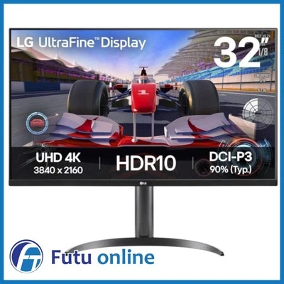 LG 32UR550K-B UltraFine 31.5" 4K UHD VA Panel HDR10 Black Monitor with Speakers - image 1 of 4