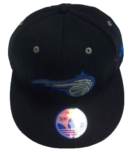 Orlando Magic Flat Brim Flex Fitted Adidas Hat - Size S/M - Image 1 of 1