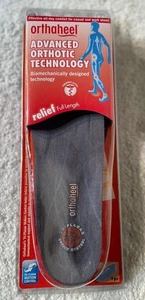 Orthaheel volle Länge Einlegesohlen MEDIUM Damen 8 1/2 bis 10 Herren Größe 7 1/2 bis 9 US - Bild 1 von 11