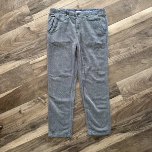 Pantalones de punto cobalto carbono 2 para hombre 36x32 gris vestido informal recto texturizado - Imagen 1 de 16