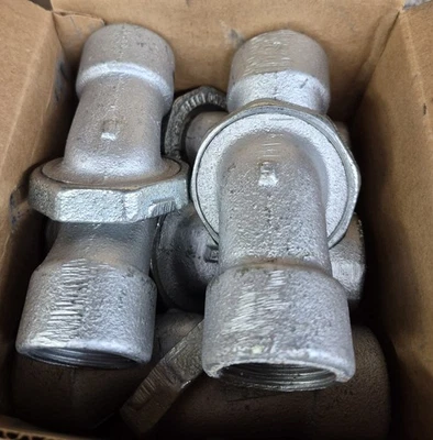 Appleton Electric UNAF-100 UNAF100 Haz Elbow, 1 In, Threaded, Iron, Plain, Gray