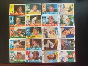 Lot (40) (171-221) 1960 Topps Baseball - Near Mint - No Creases - Higher Grade - Picture 1 of 4