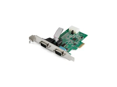StarTech 2 Port PCIe RS232 Serial Adapter Card PEX2S953 - Image 1 of 4