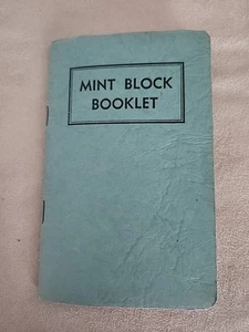 Vintage "Mint Block Booklet" to hold stamp blocks+ 8c Colonial American Wildlife - Picture 1 of 21