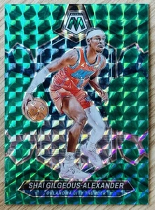 2023-24 Mosaico #85 Shai Gilgeous-Alexander Teal Prizm/75 SP CASI NUEVO+ EXCLUSIVO HOBBY - Imagen 1 de 3
