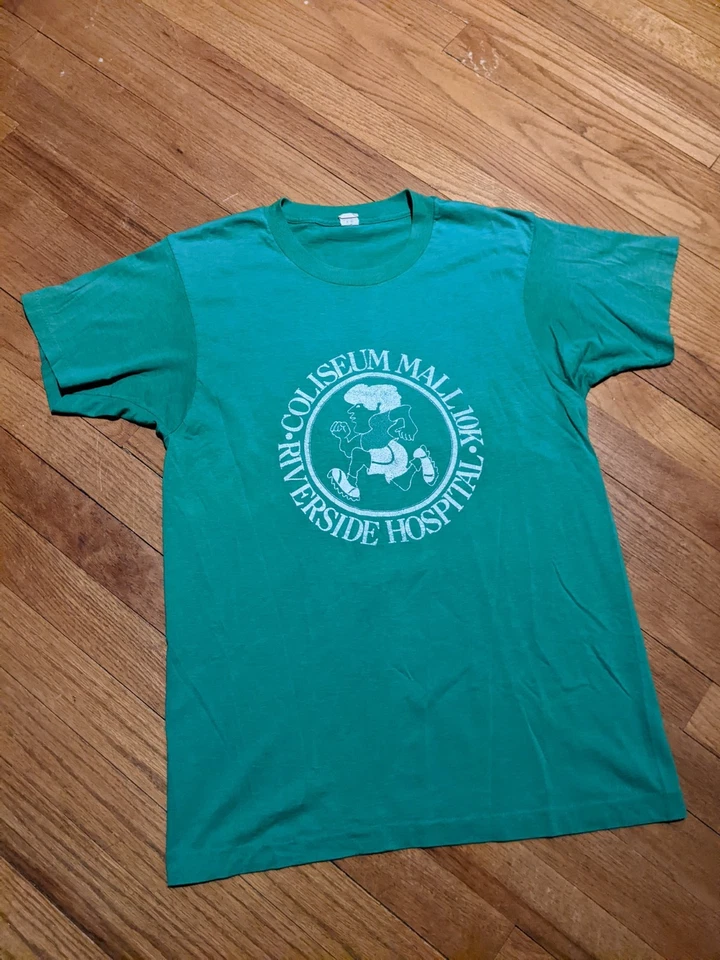 Camiseta De Colección Años 80 Screen Stars Para Hombre Roos Riverside Coliseum Run L Foto 1 de 4