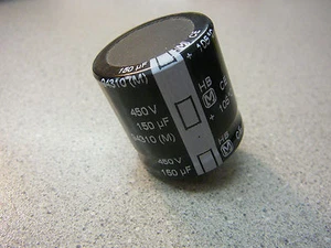 PANASONIC ECOS2WB151 Condensador electrolítico de aluminio Snap-In 150uF 450V NUEVO! - Imagen 1 de 3