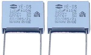 4 MKP Kondensatoren 1,2µF 250Volt ~  RM 22,5mm - Bild 1 von 1