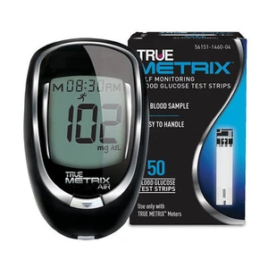 TRUE Metrix Glucose Test Strips 50 CT+ FREE True Meter Only - SHIPS FREAKY FAST - Picture 1 of 2