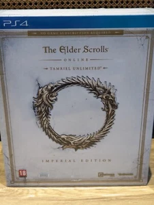 THE ELDER SCROLLS ONLINE Tamriel Edición Imperial Ilimitada En Caja - PS4 - Estatua - Imagen 1 de 14