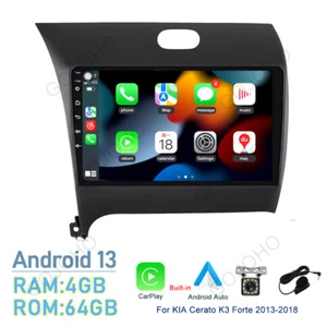 4+64GB Android 13 For KIA Cerato K3 Forte 2013-2018 Carplay Car Radio Stereo GPS - Picture 1 of 21