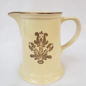 Brocca Pfaltzgraff Village 32 oz avorio crema acqua succo versatore gres vintage - Foto 1 di 9