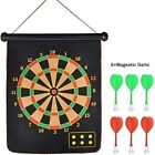 double faced flock printing bristle thickening dart board family game set 15 "