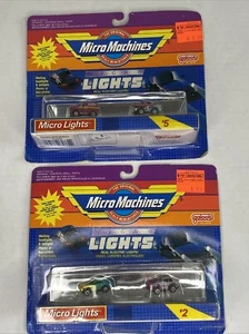 Vintage micro machines Lights Galoob T-Bird, BMW, 57 Chevy, Panel Truck - Picture 1 of 12
