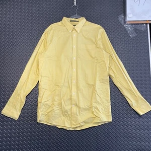 Eddie Bauer knitterarm Relaxed Fit gelb kariert Knopfleiste Hemd Gr. TL - Bild 1 von 8