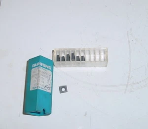 Lot de 7 plaquettes de fraisage GÜHRING type 10.1655090304 K10 K40 - Neuves - Picture 1 of 1